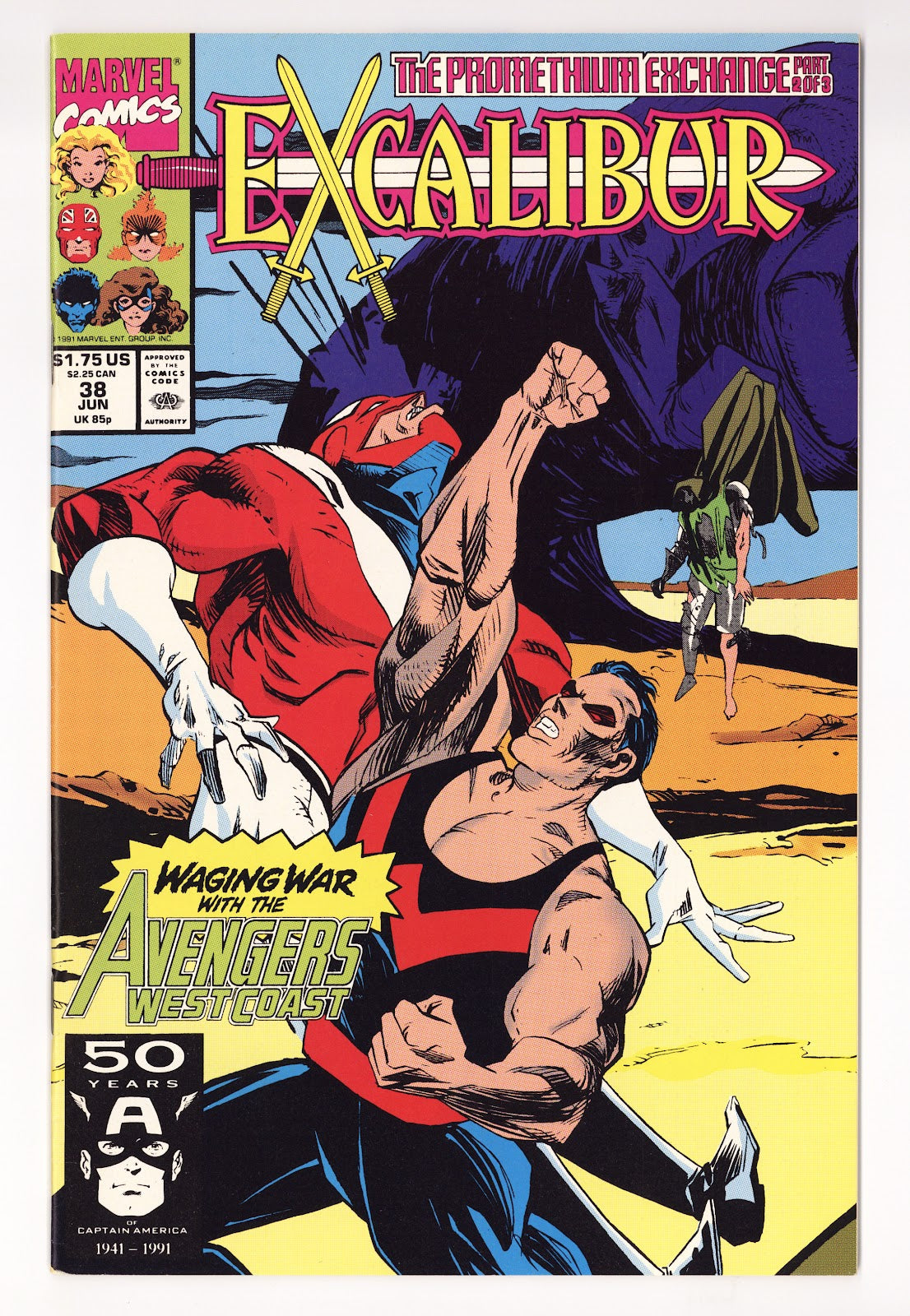 Excalibur Vol 1 38  Mid Grade   (1991)     