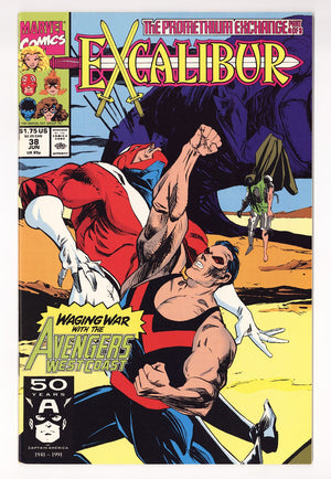 Excalibur Vol 1 38  Mid Grade   (1991)