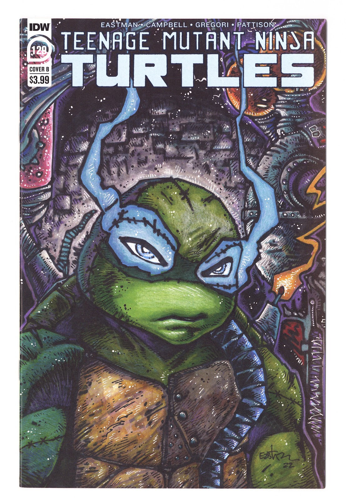 Teenage Mutant Ninja Turtles Vol 5 129 High Grade (2022) Eastman Variant 