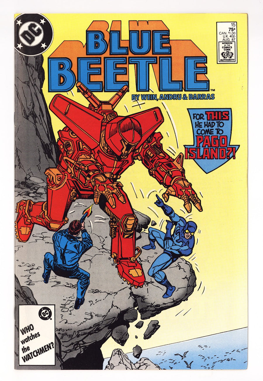 Blue Beetle Vol 7 15 High Grade (1987) Direct 