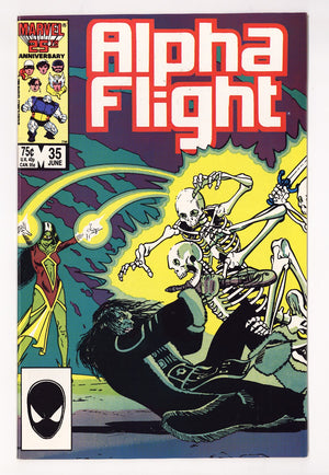 Alpha Flight Vol 1 37  High Grade   (1986)   Direct