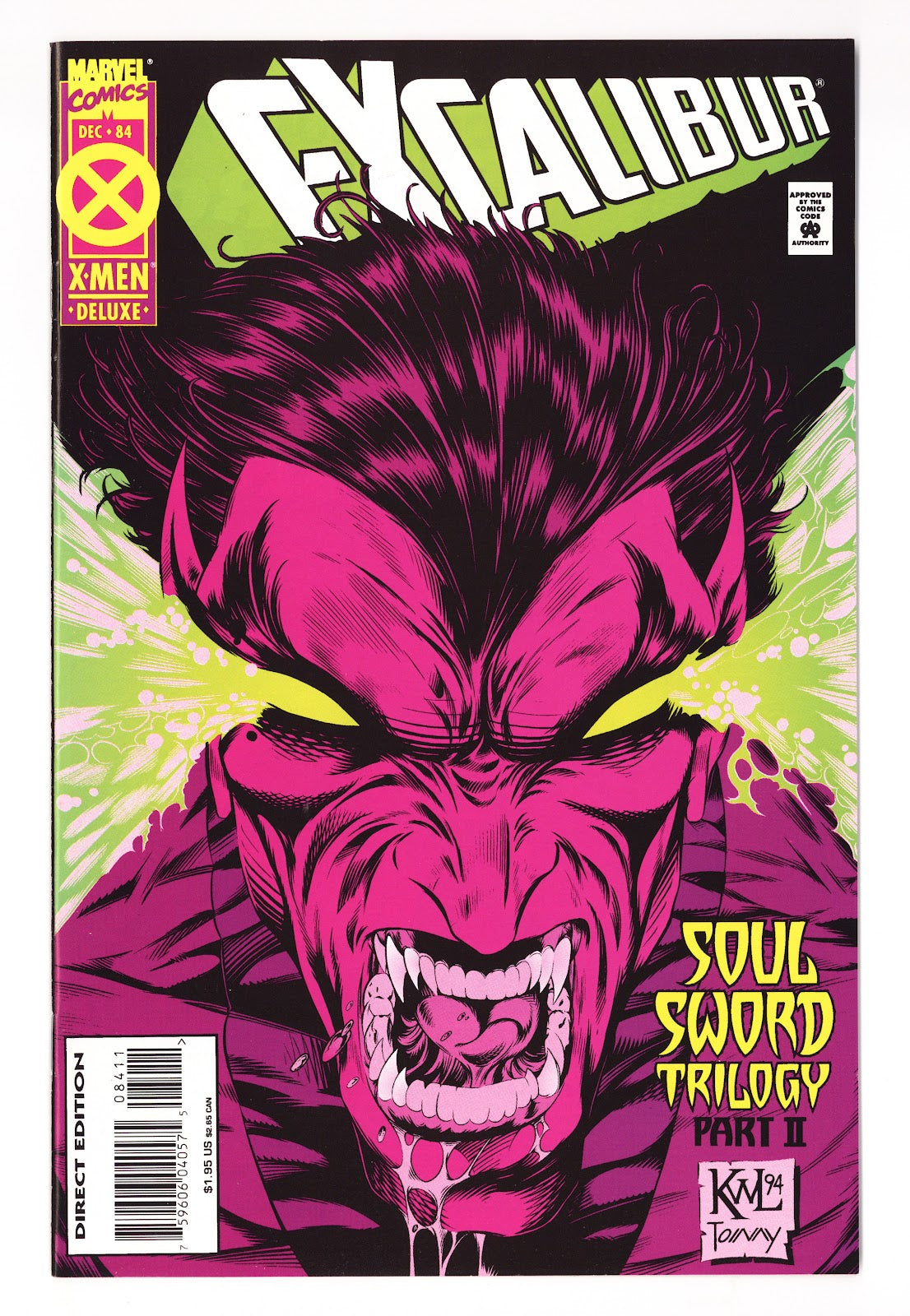 Excalibur Vol 1 84  High Grade   (1994)   Deluxe  