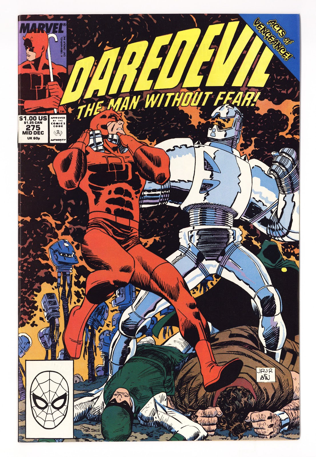 Daredevil Vol 1 275  Mid Grade   (1989)     