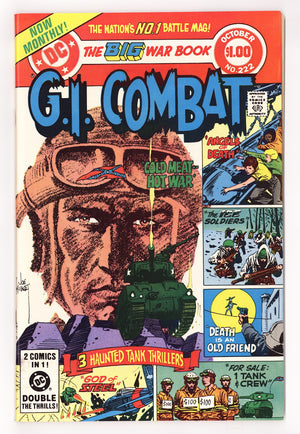 G.I. Combat Vol 1 222 NM- (9.2) (1980)
