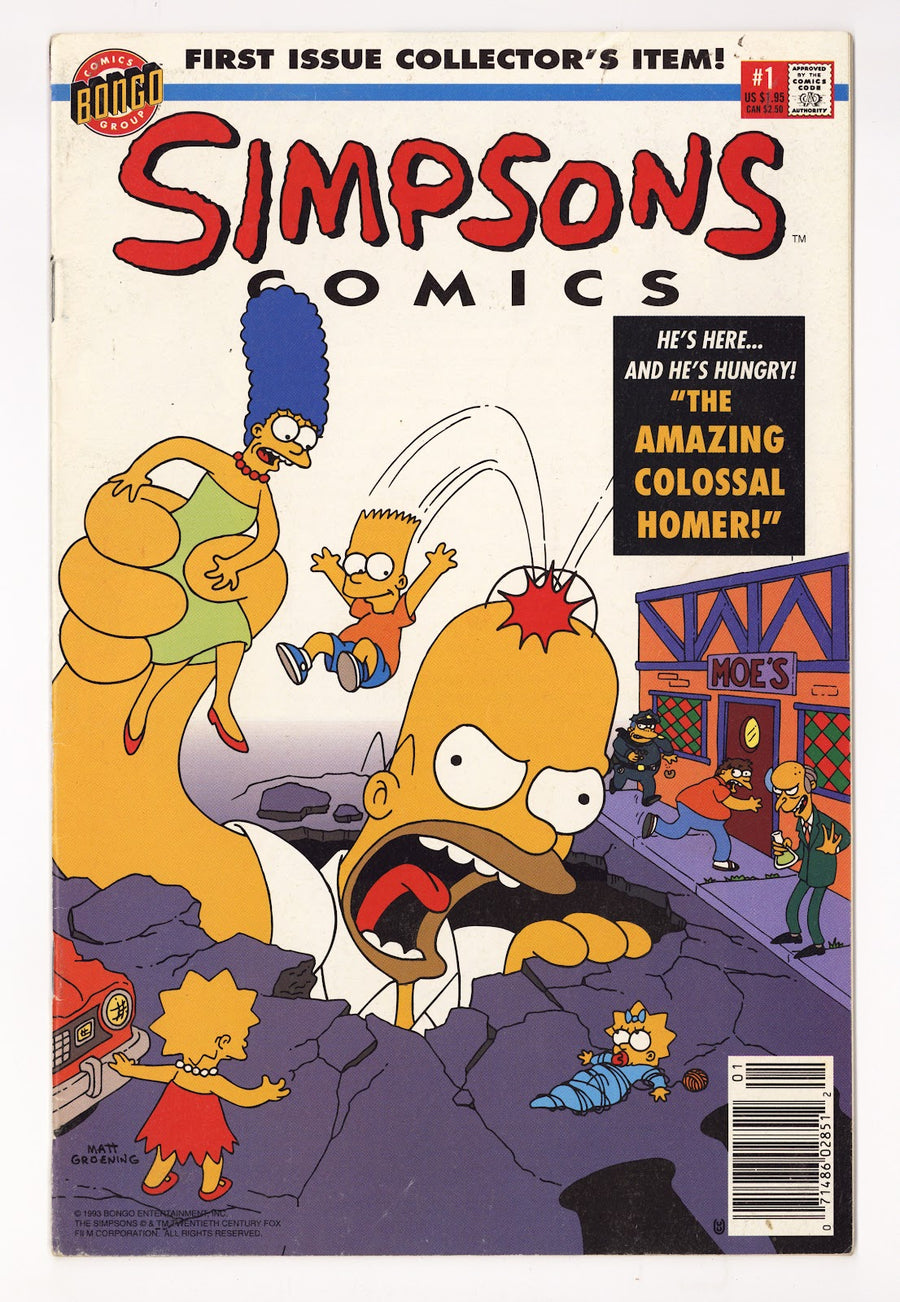 Simpsons Comics   1  VG- (3.5)   ()   Newsstand  
