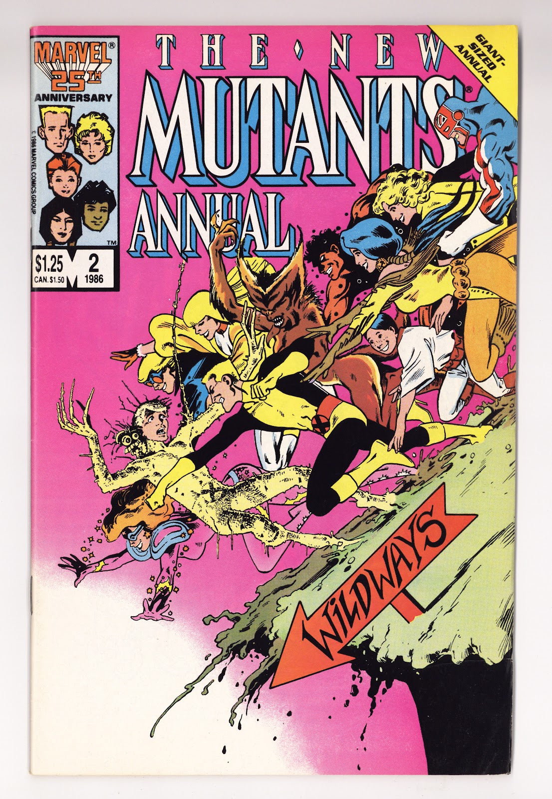 The New Mutants Annual Vol 1 2  FN+ (6.5)   (1986)     