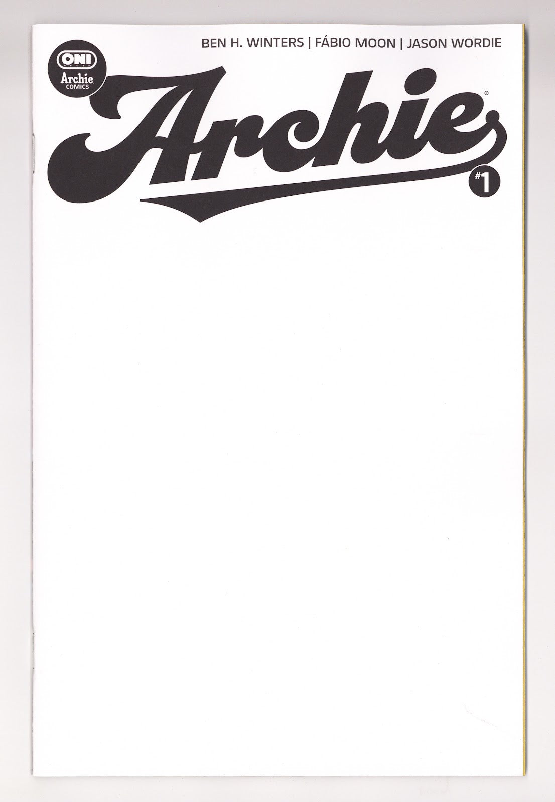 Archie 1 Sketch Blank Variant (2026)