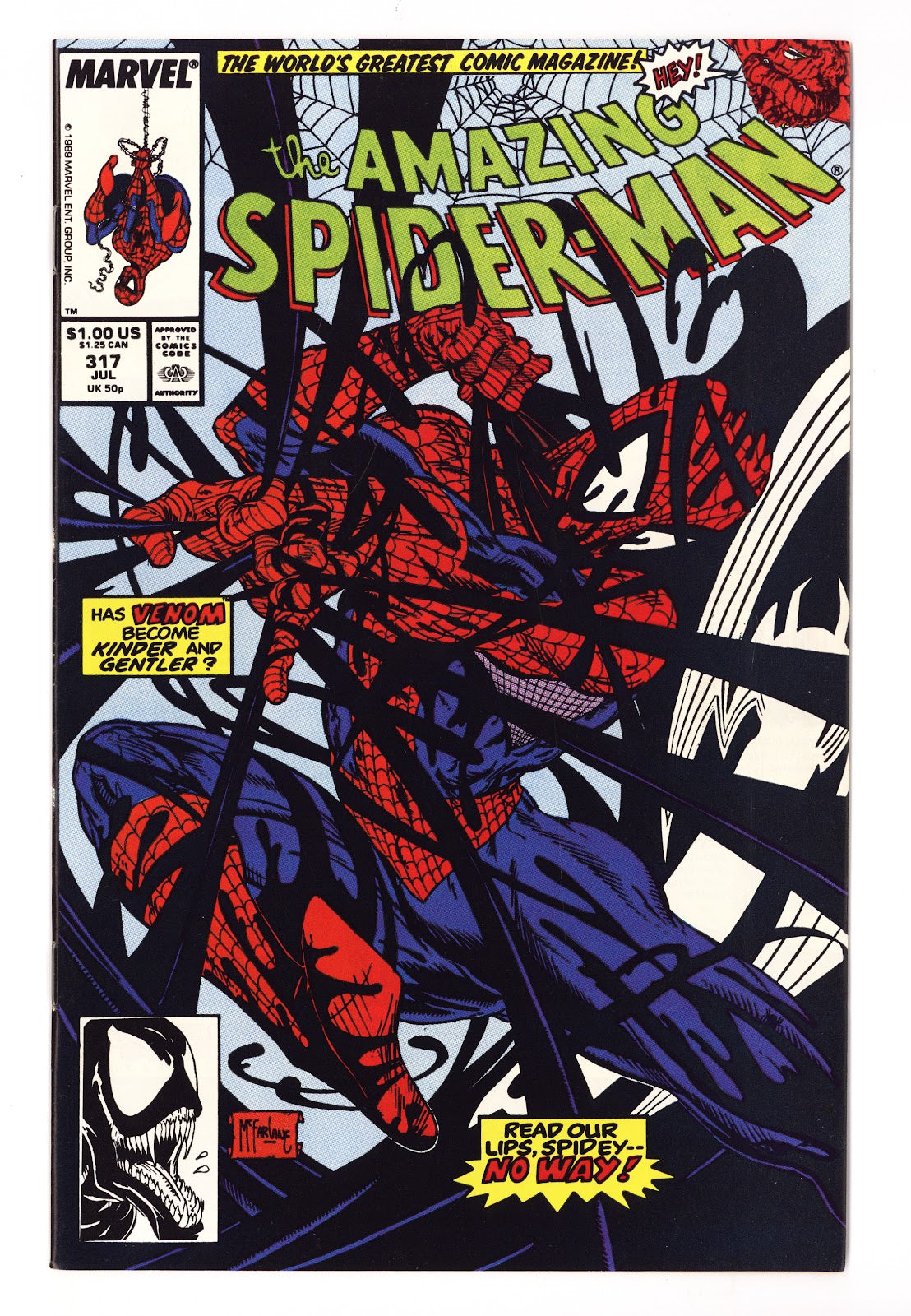 The Amazing Spider-Man Vol 1 317 VF (8.0) (1989)  