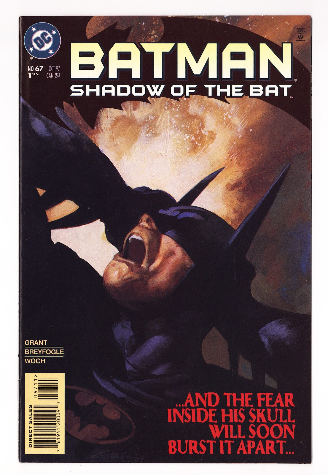 Batman: Shadow of the Bat   67  High Grade   (1997)   Direct Sales  
