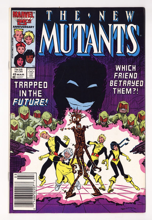 The New Mutants Vol 1 49 Mid Grade (1987) Newsstand