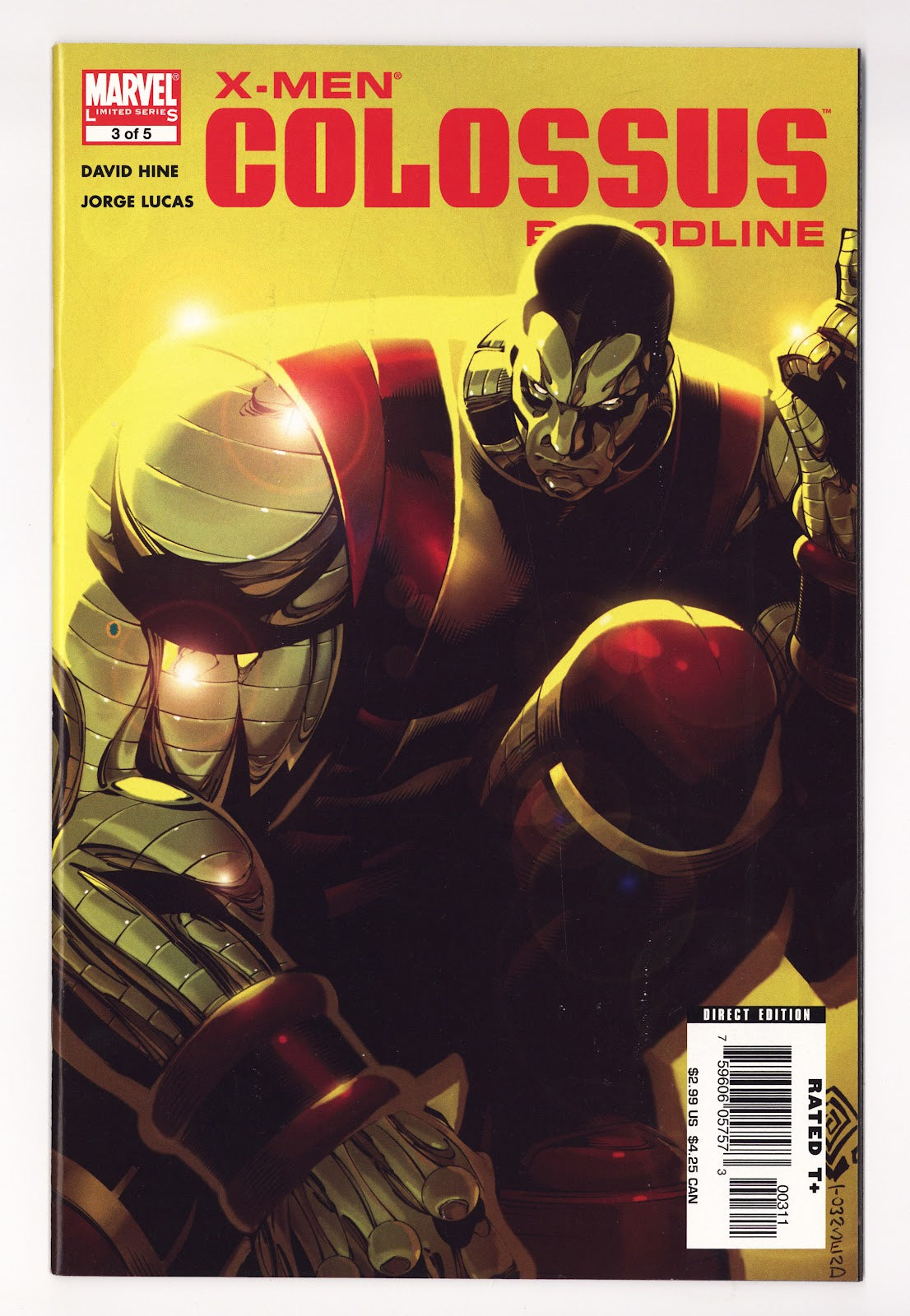 X-Men: Colossus Bloodline 3 Mid Grade (2006) 