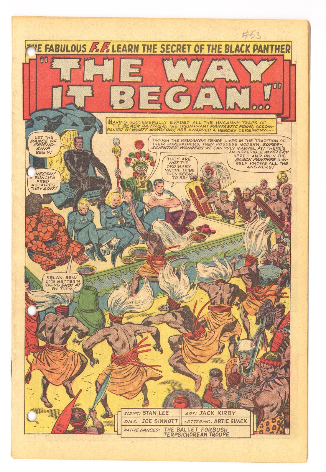 Fantastic Four Vol 1 53 Coverless (1966) 
