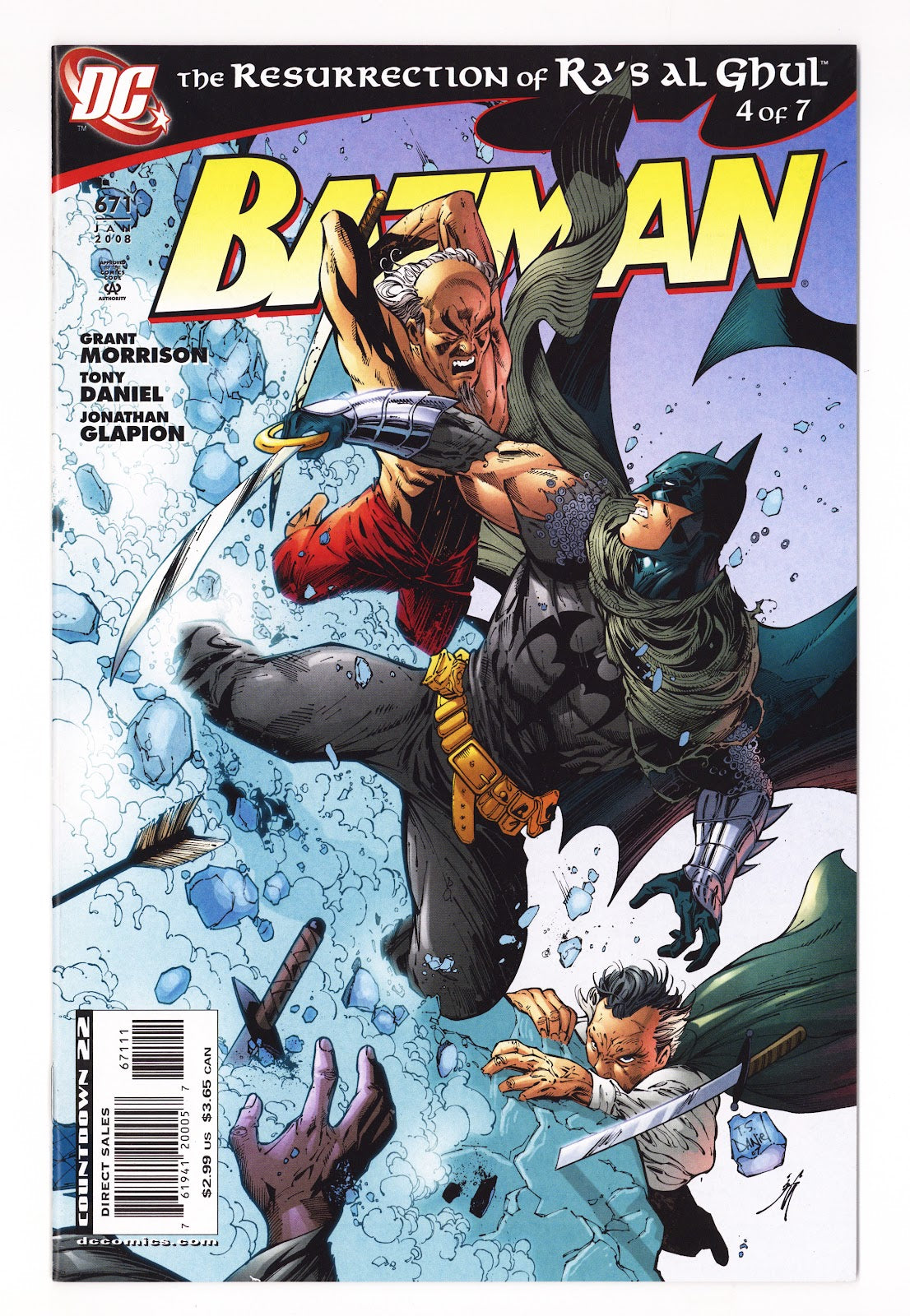 Batman Vol 1 671 High Grade (2008) Direct Sales 