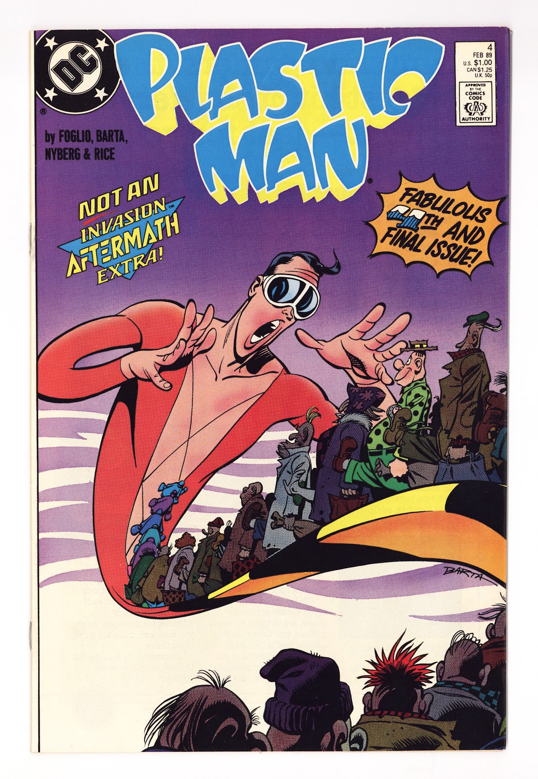Plastic Man Vol 2 4  Mid Grade   (1989)     