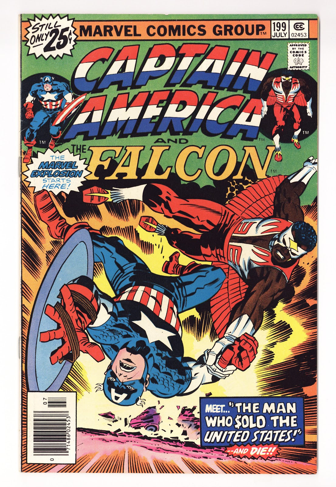 Captain America Vol 1 199  Mid Grade   (1976)