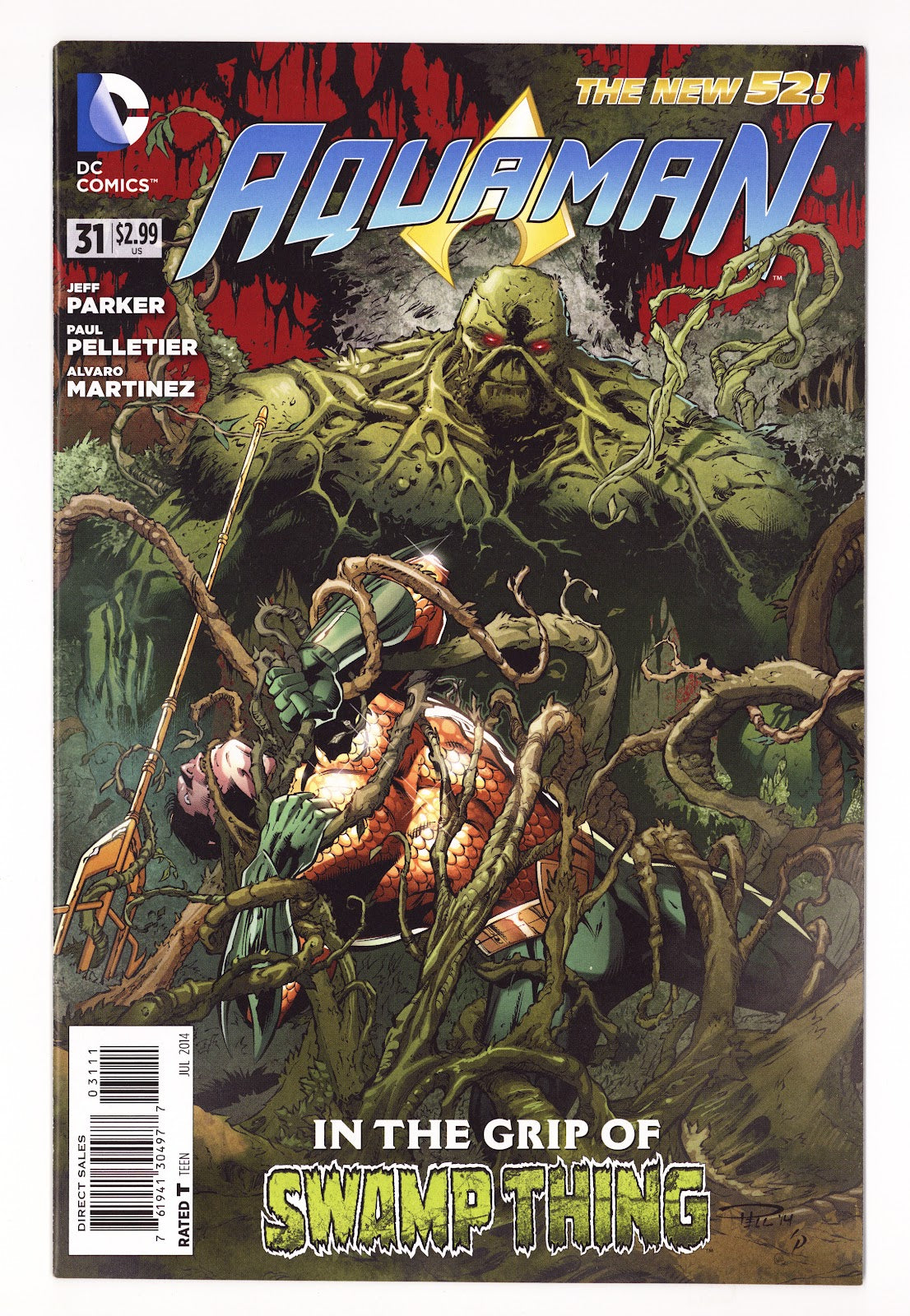 Aquaman Vol 7 31 High Grade (2014) Direct Sales 