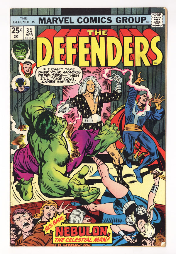 The Defenders Vol 1 34  Low Grade   (1976)   Regular Edition