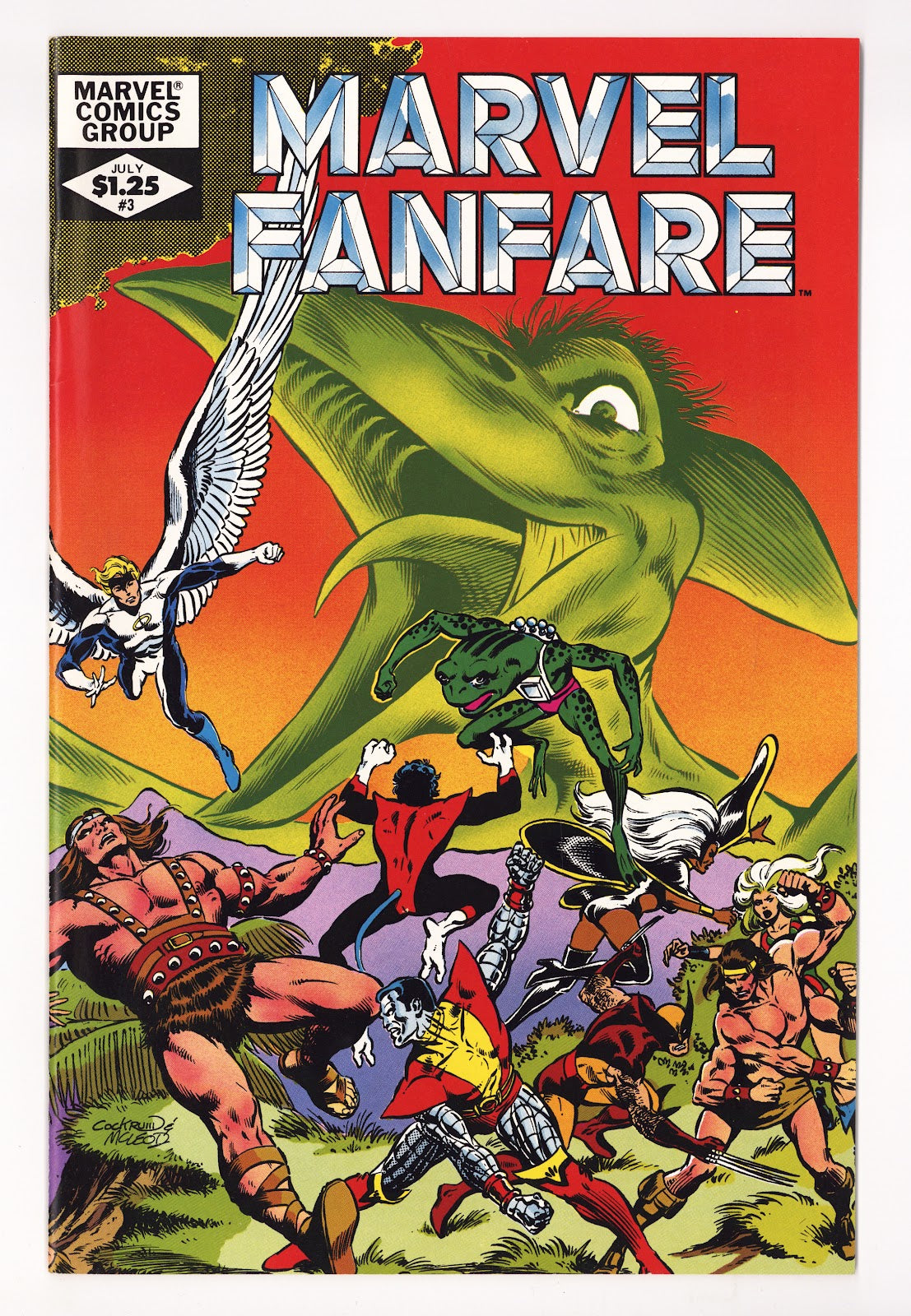 Marvel Fanfare Vol 1 3 High Grade (1982) 