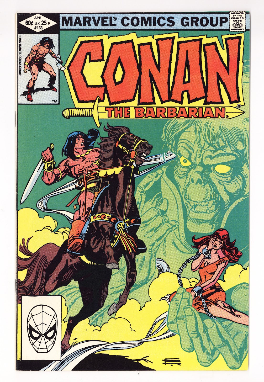 Conan the Barbarian Vol 1 133  High Grade   (1982)     