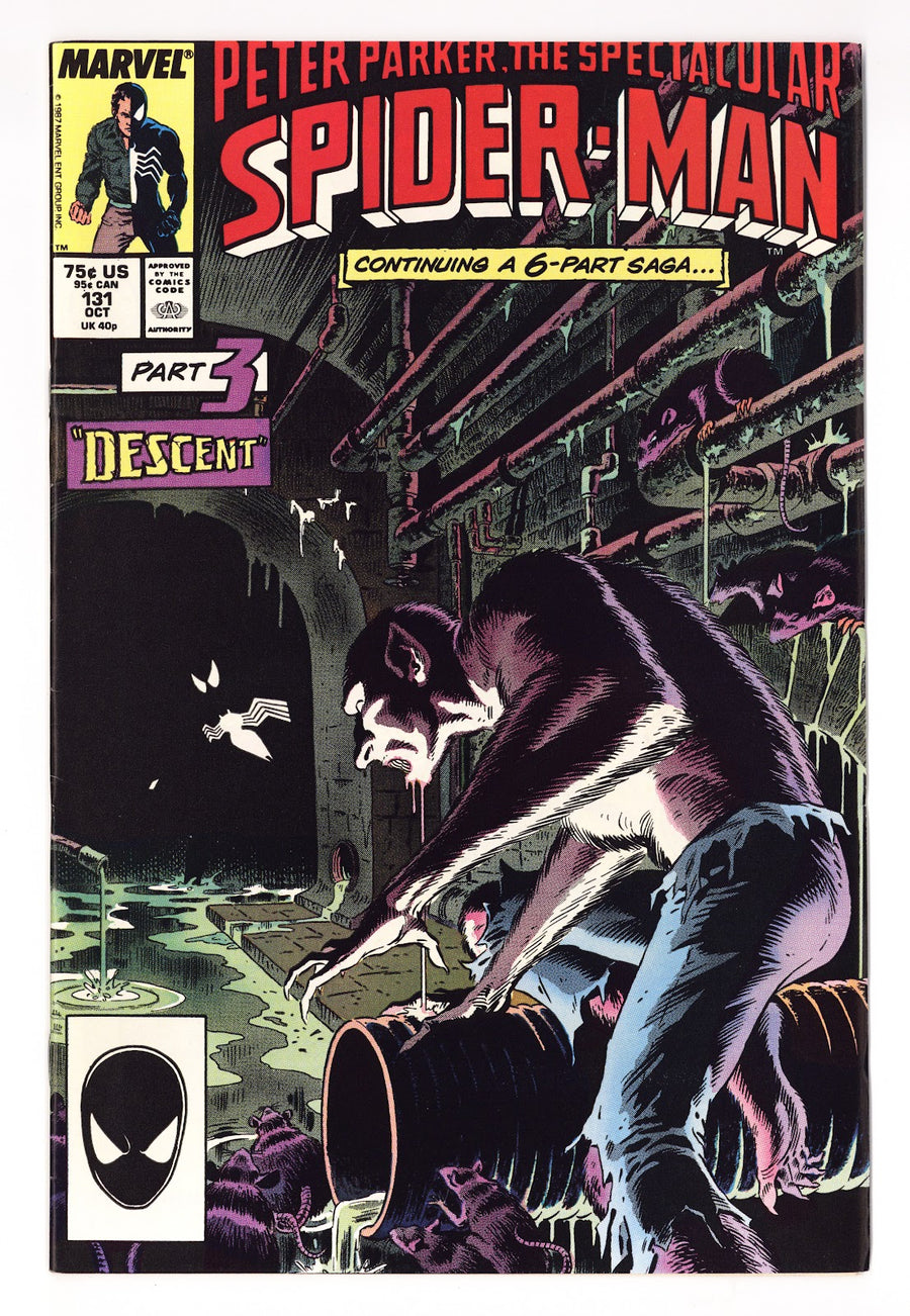 The Spectacular Spider-Man Vol 1 131  VF+ (8.5)   (1987)     