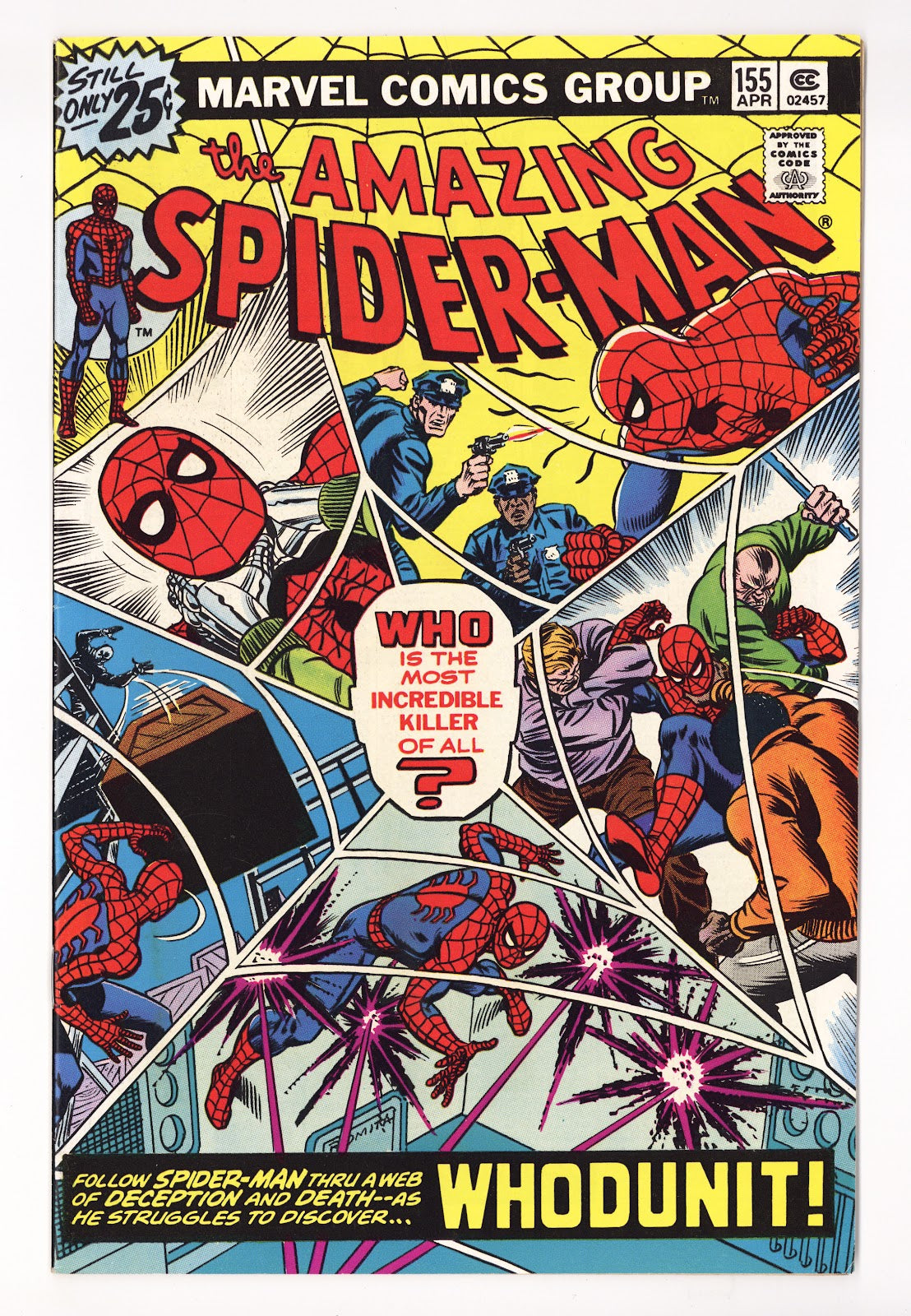 The Amazing Spider-Man Vol 1 155 VF- (7.5) (1976)  