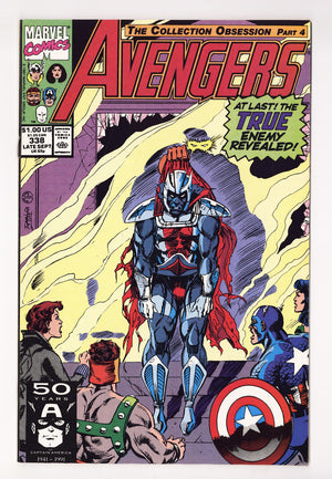 The Avengers Vol 1 338 High Grade (1991)