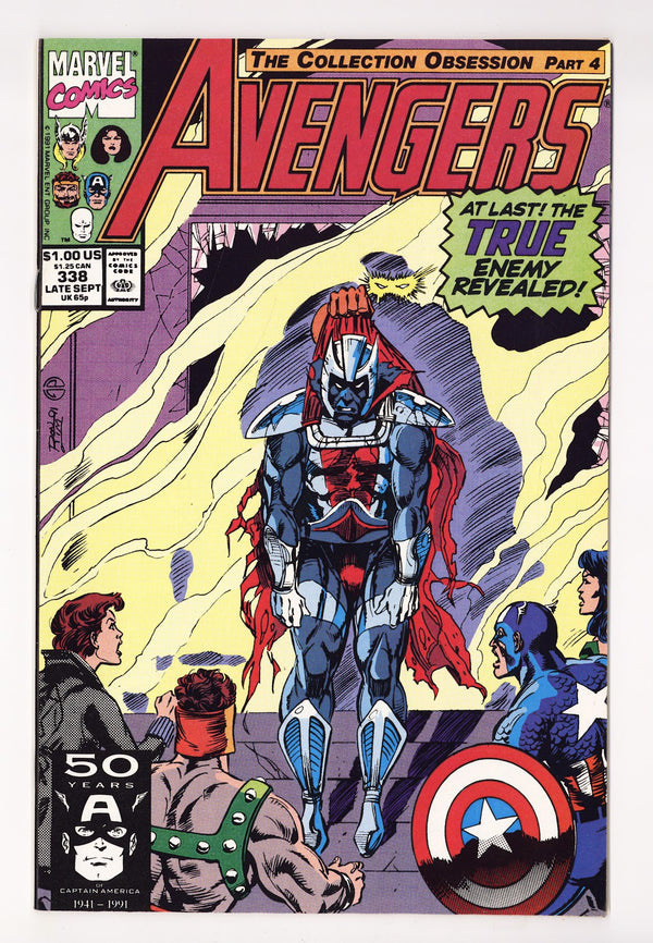 The Avengers Vol 1 338 High Grade (1991)