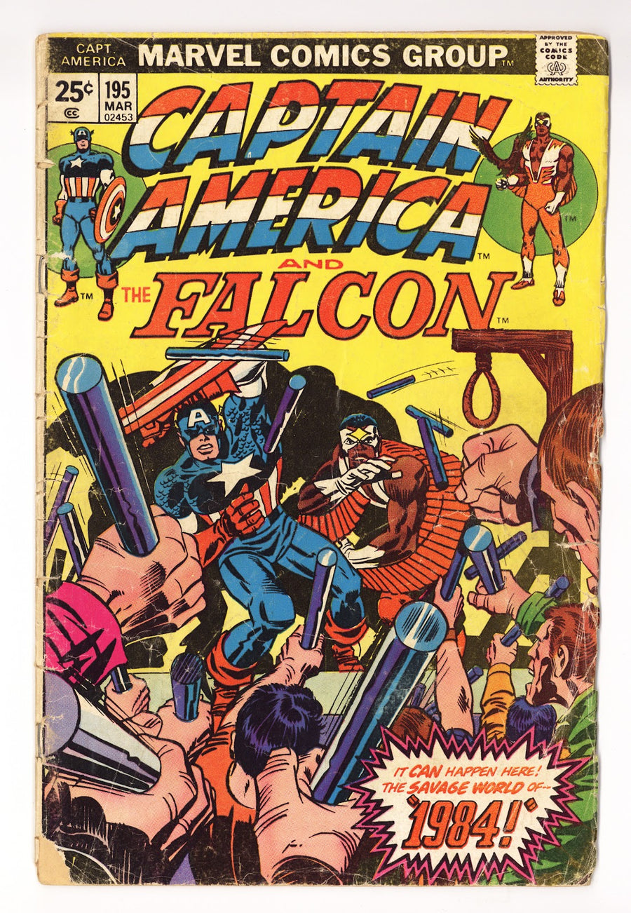Captain America Vol 1 195  Very Low Grade   (1976)
