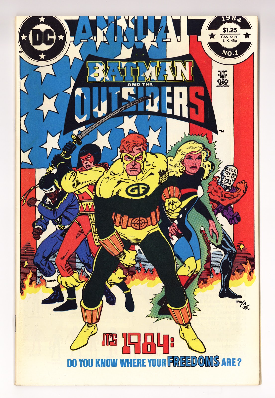 Batman and the Outsiders Annual Vol 1 1  High Grade   (1984)     