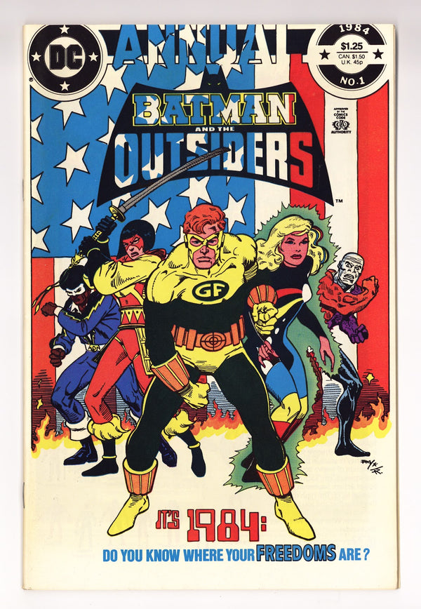 Batman and the Outsiders Annual Vol 1 1 High Grade (1984)