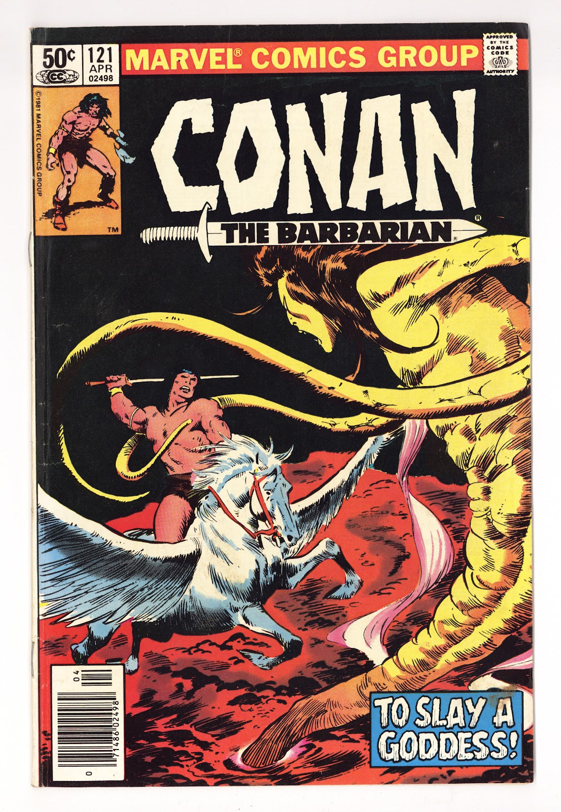 Conan the Barbarian Vol 1 121  Low Grade   (1981)   Newsstand