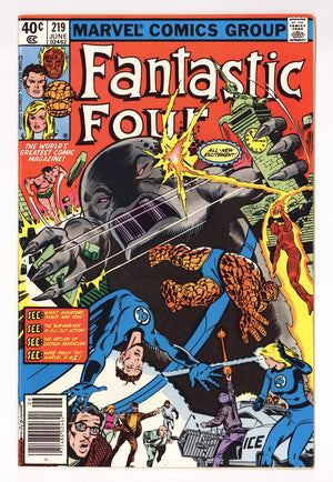 Fantastic Four Vol 1 219 Mid Grade (1980) Newsstand