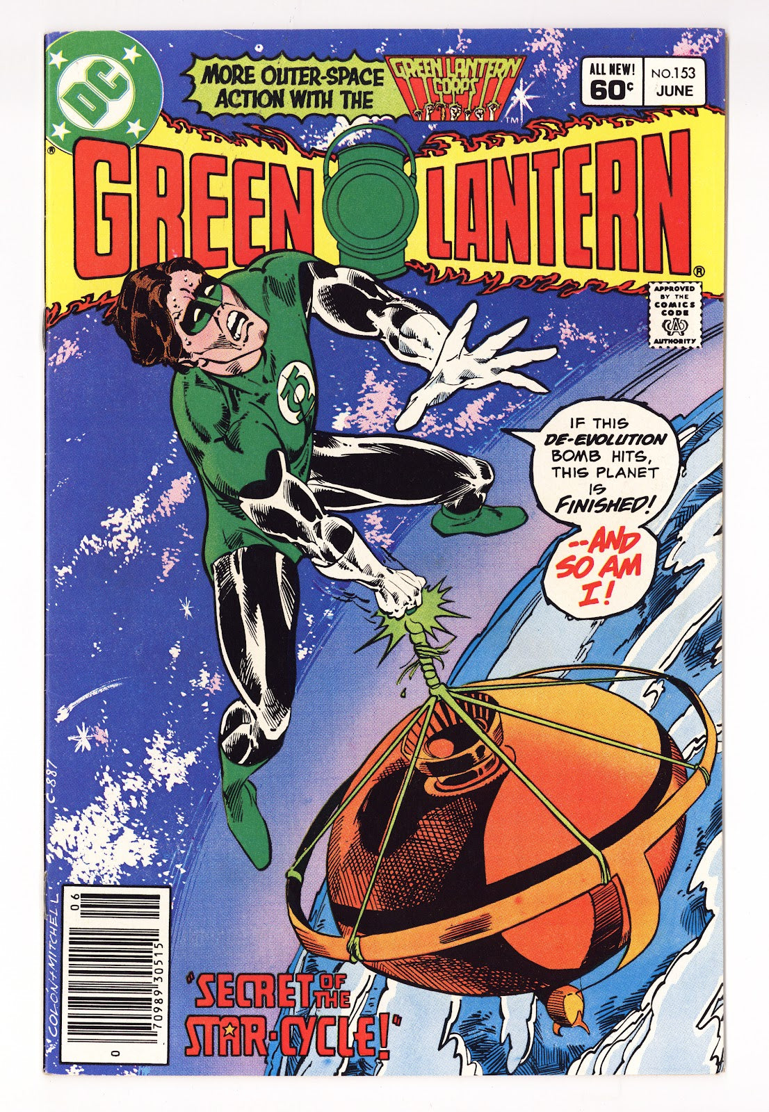 Green Lantern Vol 2 153  Mid Grade   (1982)   Newsstand  