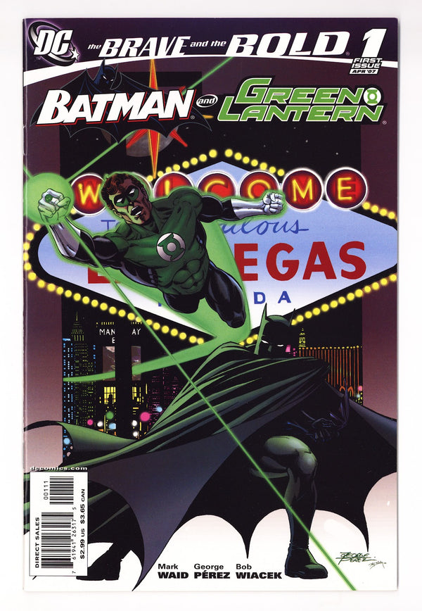 The Brave and the Bold Vol 3 1  High Grade   (2007) Background   Variant
