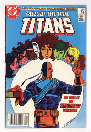 Tales of the Teen Titans   54  Mid Grade   (1985)   Canadian Price Variant