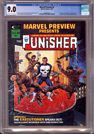 Marvel Preview 2 CGC 9.0 (VF/NM) (1975)