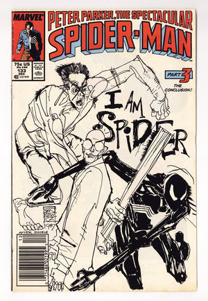 The Spectacular Spider-Man Vol 1 133  Low Grade   (1987)   Newsstand
