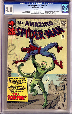 The Amazing Spider-Man Vol 1 20 CGC 4.0 (VG)   (1965)