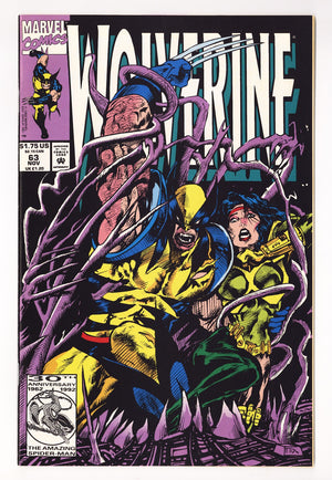 Wolverine Vol 2 63  High Grade   (1992)
