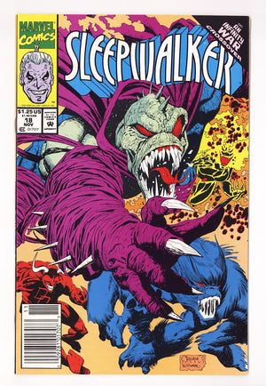 Sleepwalker 18 High Grade (1992) Newsstand