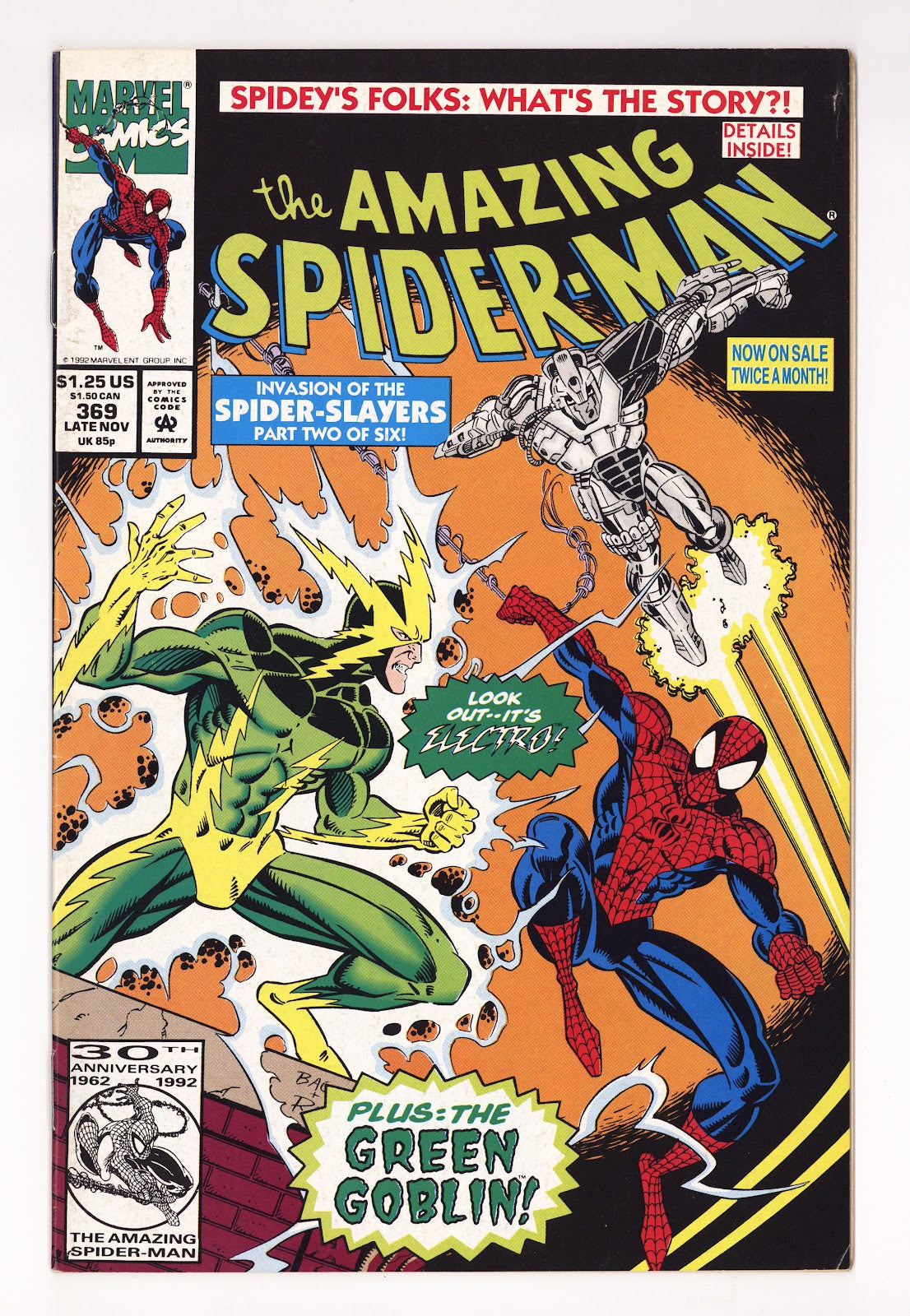 The Amazing Spider-Man Vol 1 369 Mid Grade (1992)  