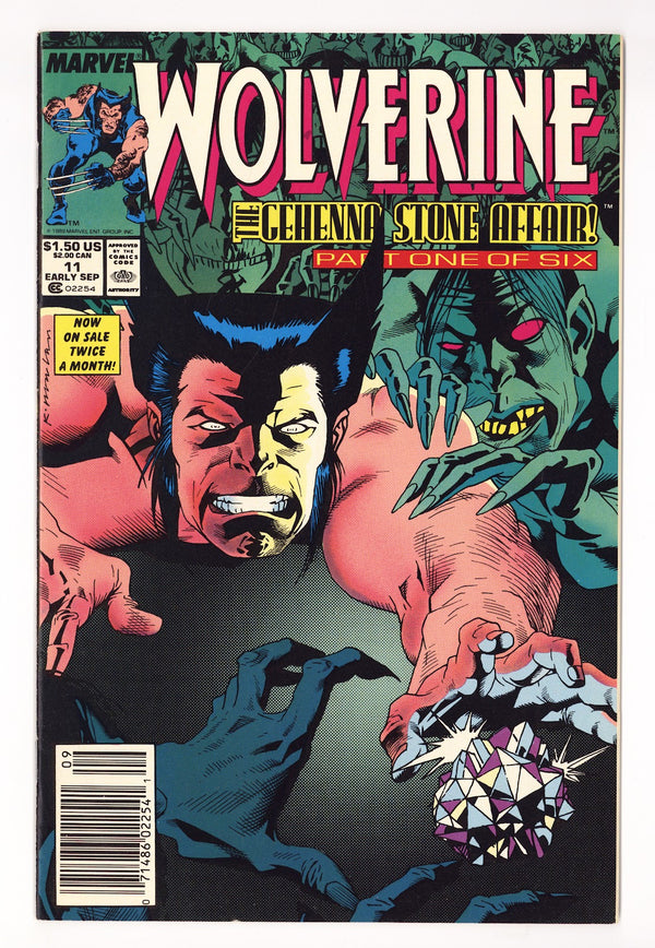 Wolverine Vol 2 11 High Grade (1989) Newsstand
