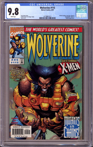 Wolverine Vol 2 115 CGC 9.8 (NM/M) (1997)