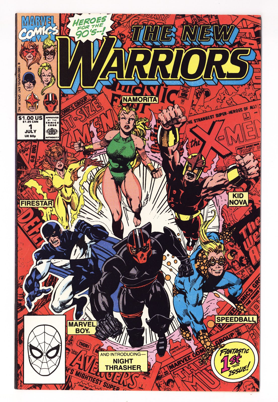 The New Warriors Vol 1 1 High Grade (1990) 