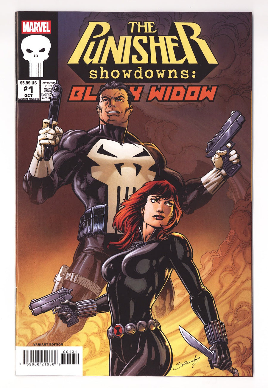 Punisher Showdowns: Black Widow #1 (2026) Bagley Variant