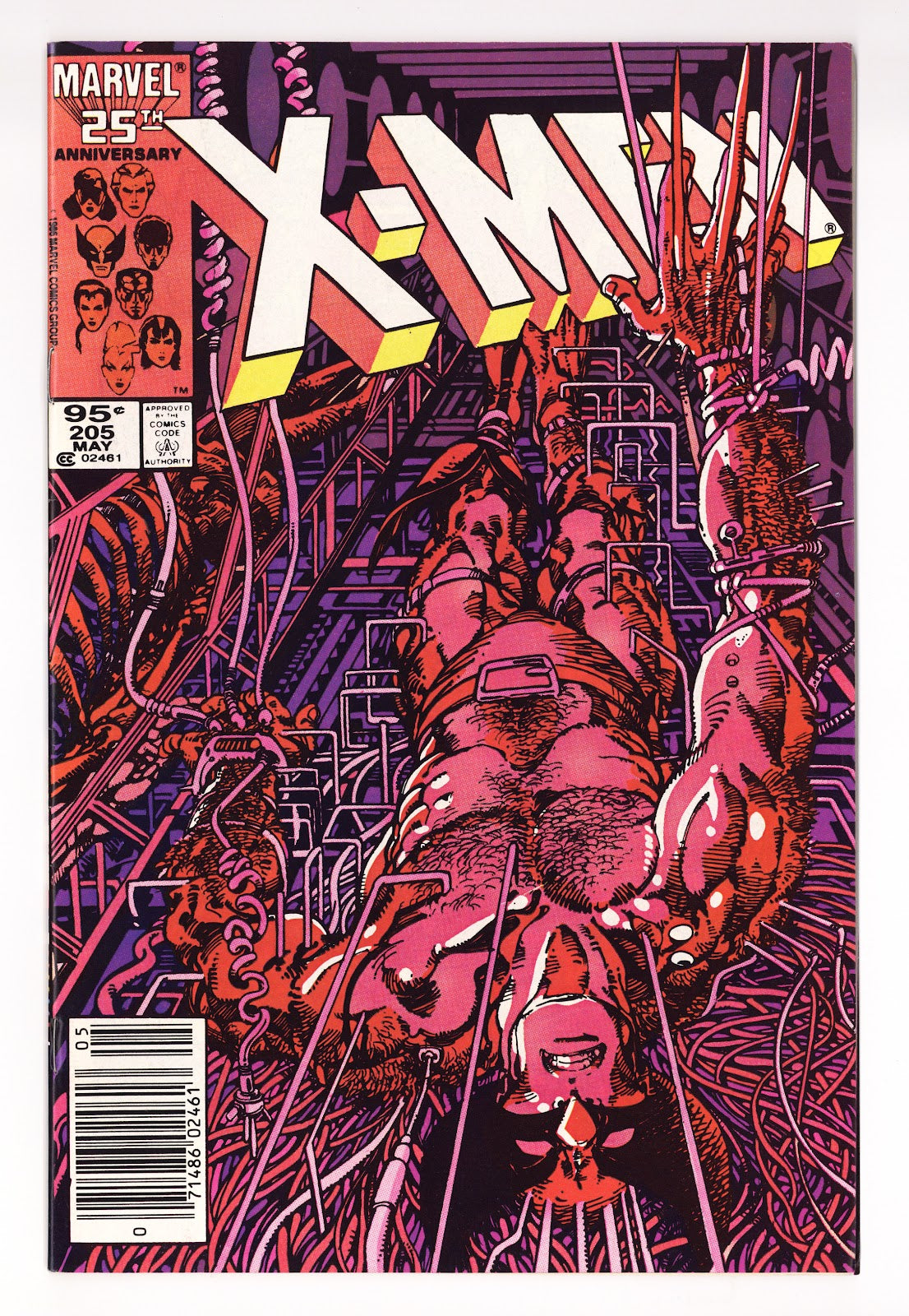 The Uncanny X-Men Vol 1 205  VF- (7.5)   (1986)   Canadian  