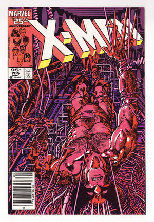 The Uncanny X-Men Vol 1 205  VF- (7.5)   (1986)   Canadian