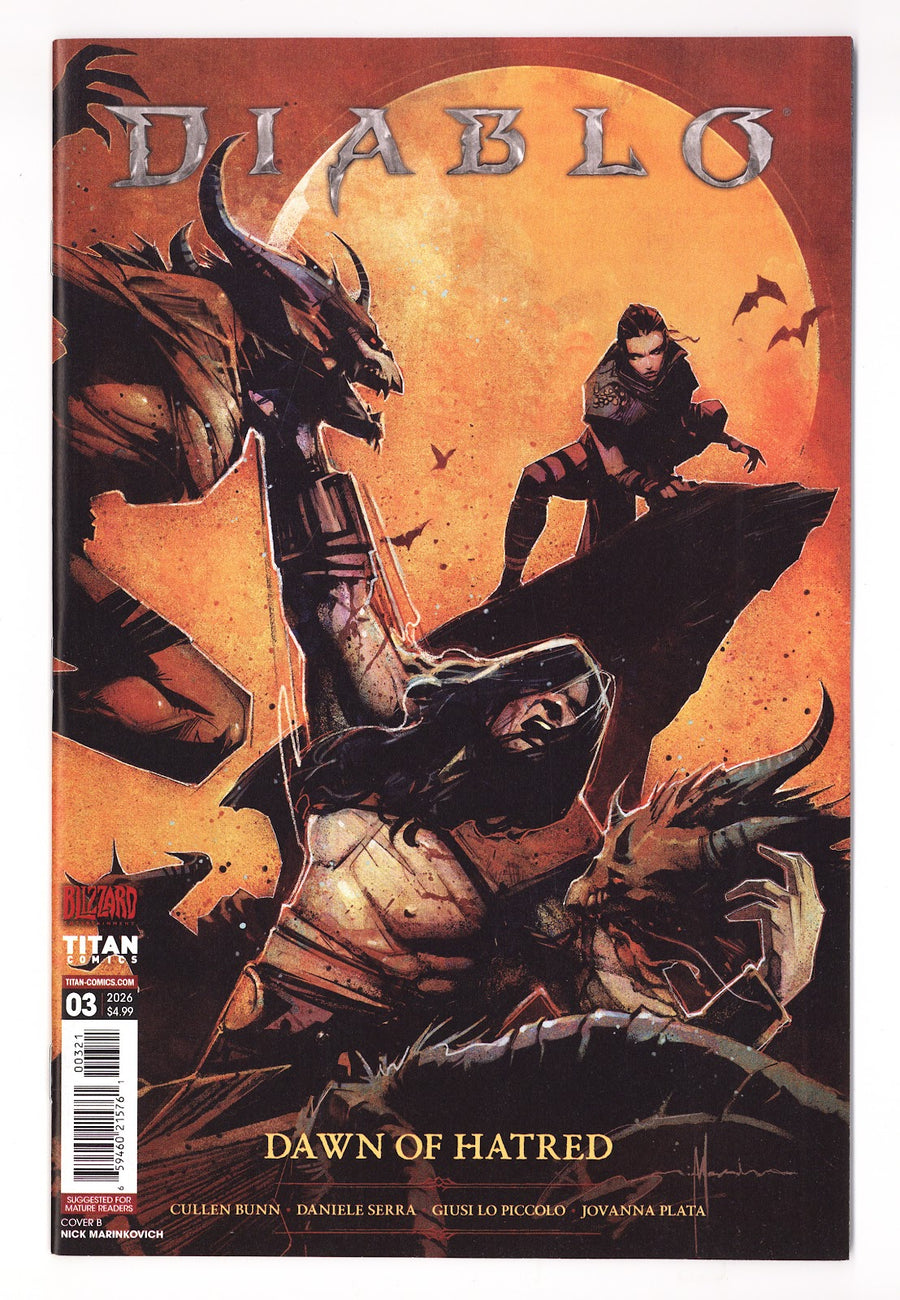 Diablo Dawn Of Hatred 3 Marinkovich Variant (2026)