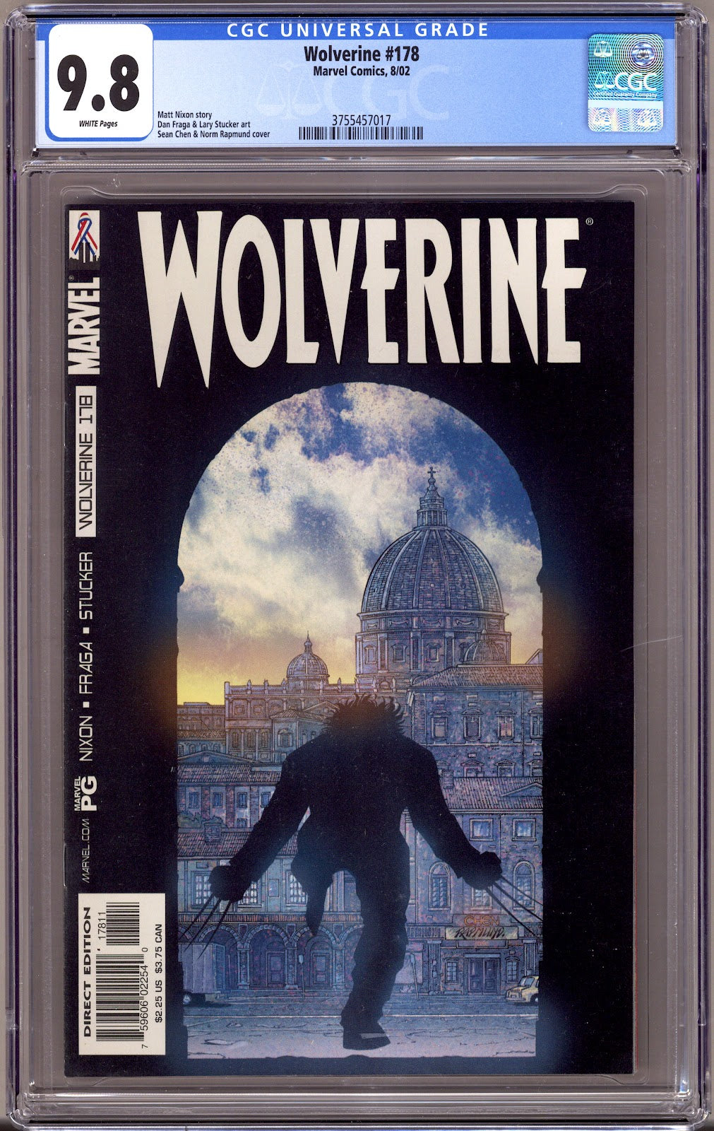 Wolverine Vol 2 178 CGC 9.8 (NM/M) (2002) 