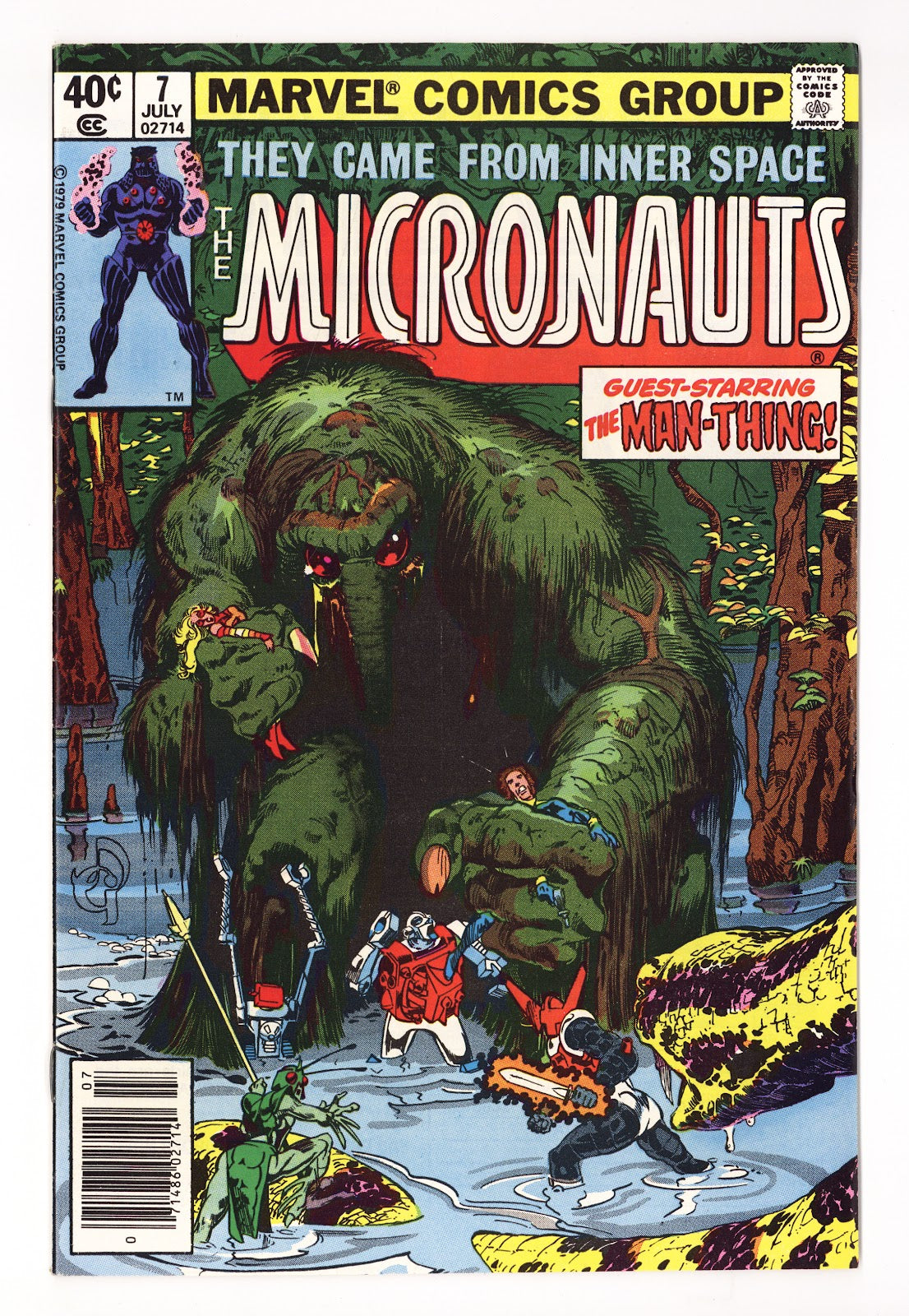 Micronauts Vol 1 7  Mid Grade   (1979)   Newsstand  